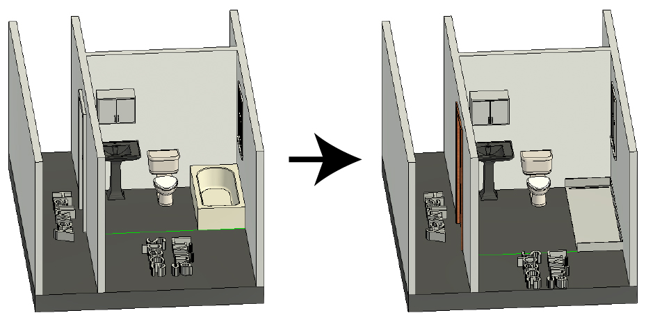 Before and After Bathroom Concept